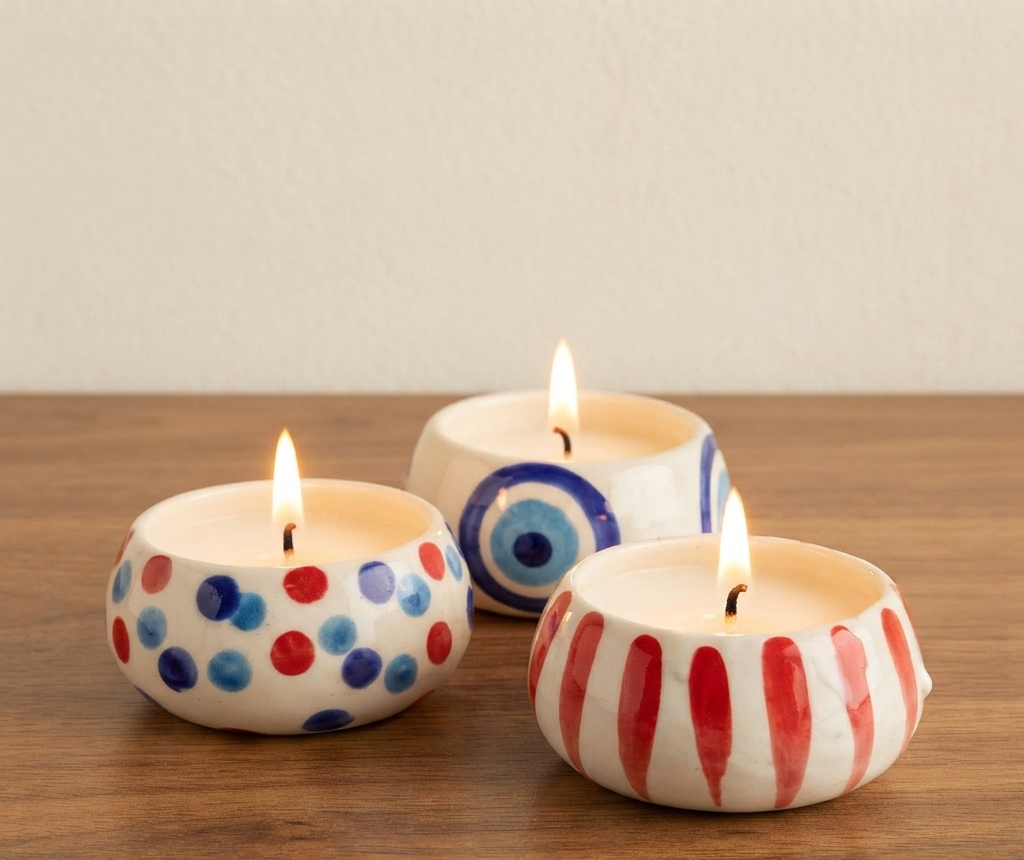 Ceramic Candle Diya