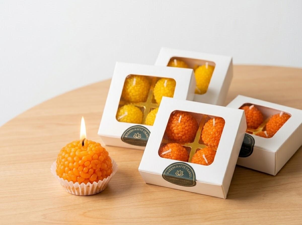 Diwali Laddoo Candles